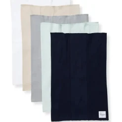 Burt's Bees Baby Burts Bees - Set Of 5 Solid Burp Cloths, Midnight Fashion