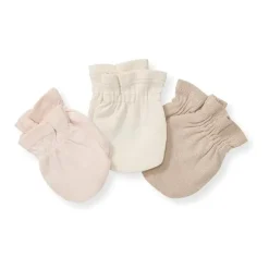 Burt's Bees Baby Burts Bees - Set Of 3 Solid Mitts, Ranunculus Sale