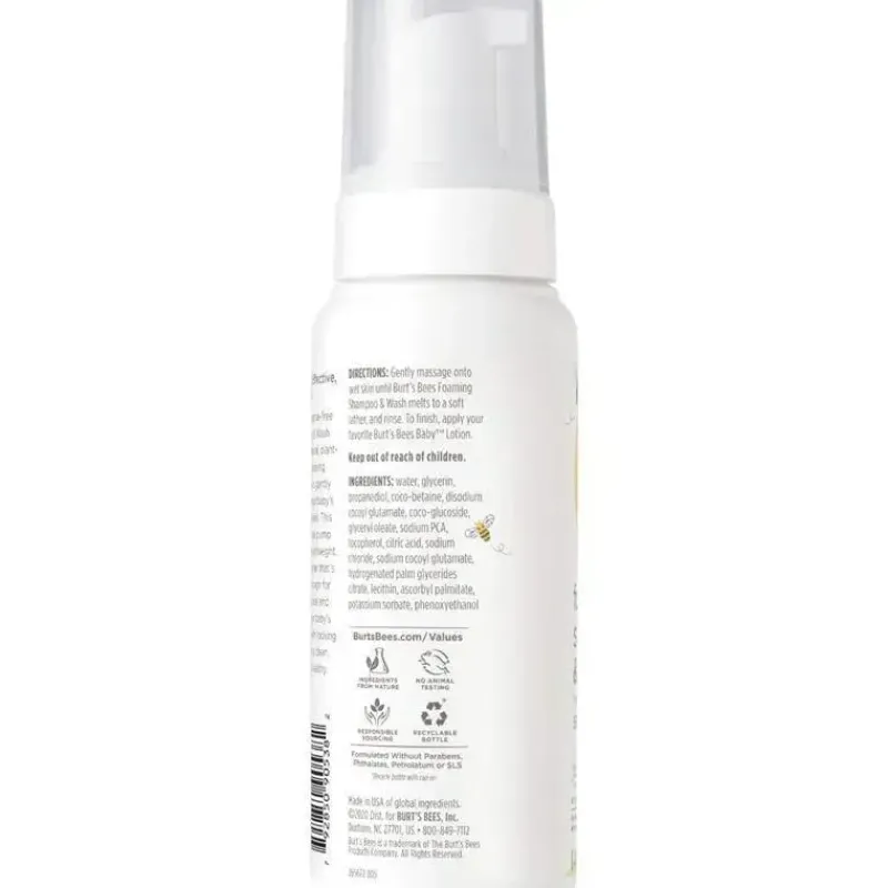 burts_bees__shampoo_e_sab_SKUVcxW4xtw_11.webp Burt's Bees Baby Burt's Bees - Shampoo e sabonete espumante para bebês, sensível, 8,4 Fl Oz Outlet