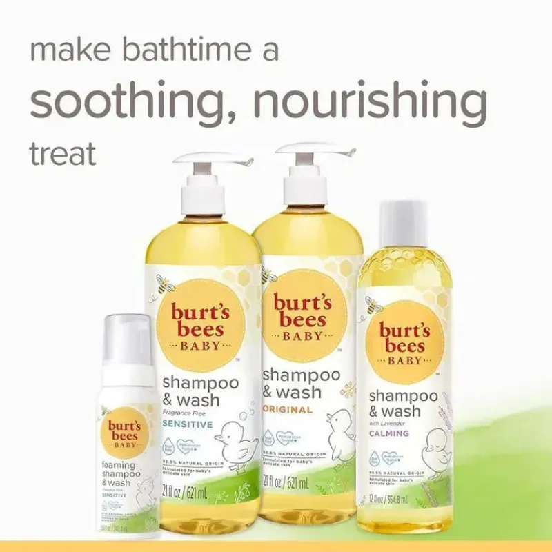 burts_bees__shampoo_e_sab_SKUVcxW4xtw_5.webp Burt's Bees Baby Burt's Bees - Shampoo e sabonete espumante para bebês, sensível, 8,4 Fl Oz Outlet