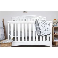 Burt's Bees Baby Burt's Bees Pine Forest Reversível Jersey Swaddle Cobertor Heather Cinza Cabide Best