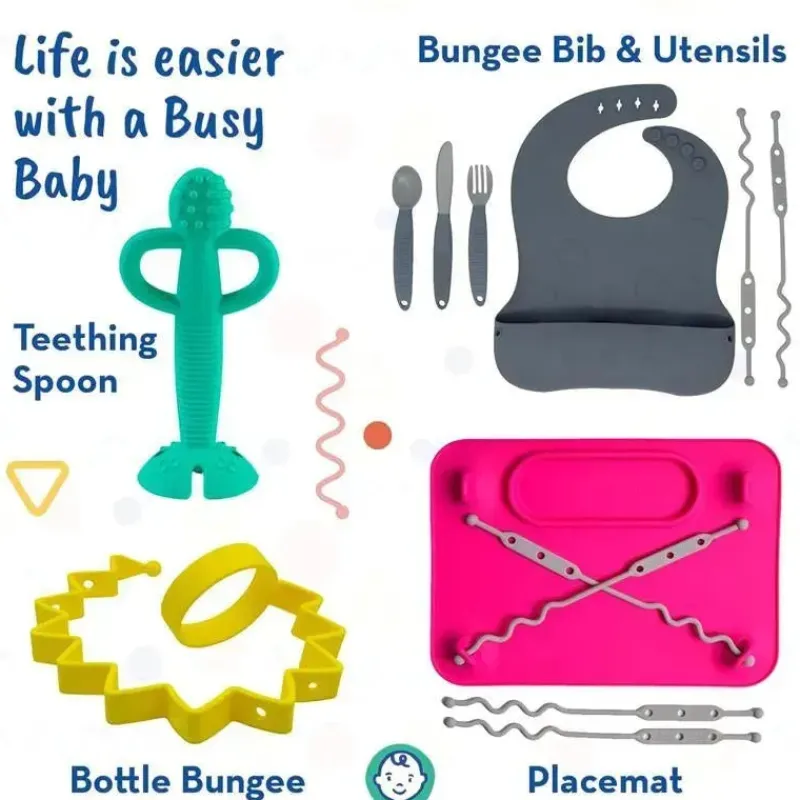 busy_baby__tapete_de_sili_SKUAyY4LMGS_5.webp Busy Baby - tapete de silicone, ventosas, 4 alças para proteger os itens essenciais do bebê, hortelã Hot