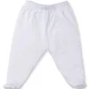 Kissy Kissy Calça Pointelle com pés, branca New