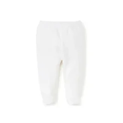 Kissy Kissy Calça Pointelle com pés, branca Hot