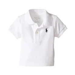Ralph Lauren Camisa pólo branca clássica para bebê menino Best