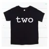 Eden u0026 Eve Camiseta Eden &amp; Eve Two Toddler - Preta Clearance
