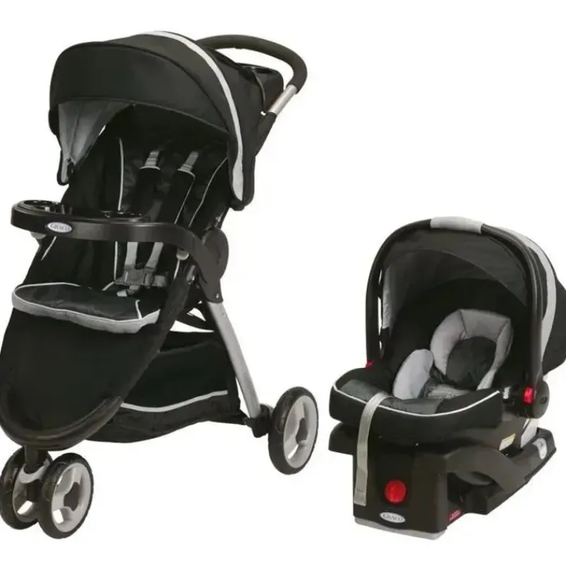 carrinho_de_passeio_graco_SKUQNqzjzqf_0.webp Graco Carrinho de passeio FastAction Fold Sport Click Connect Travel System - Gotham Clearance