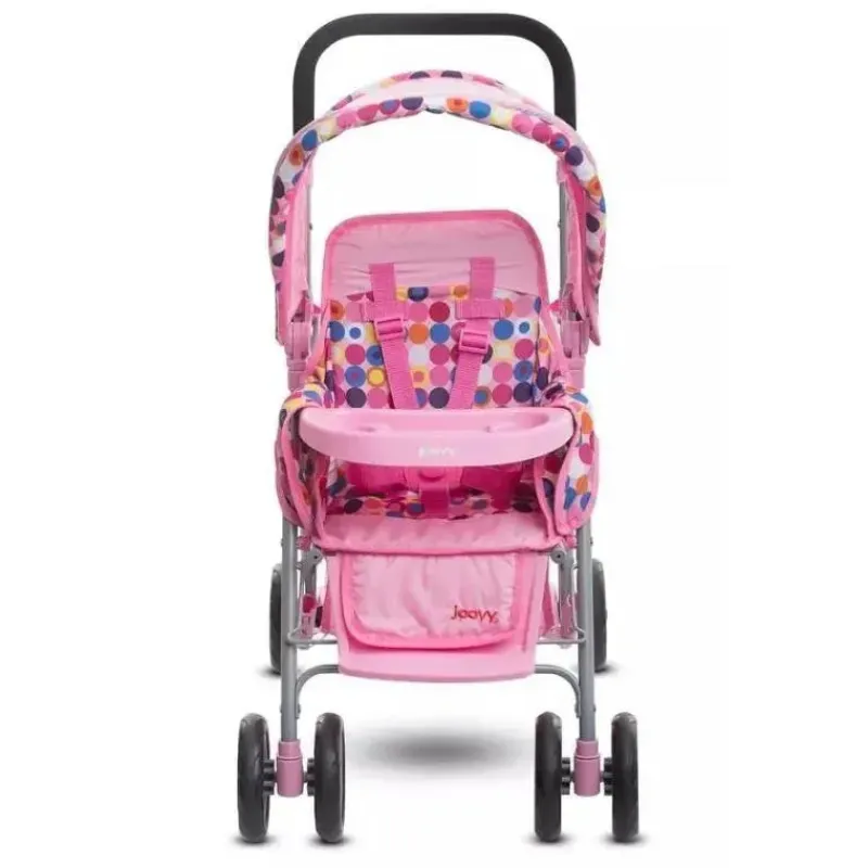 carrinho_tandem_joovy_toy_SKUYnaEnrvQ_1.webp Joovy Carrinho Tandem Toy Doll Caboose, ponto rosa Hot