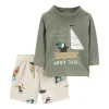 Carter's Carters - Baby Boy 2Pk Puffin Puffin Conjunto Rashguard New