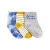 Carter's Carters - Botinhas de 3 unidades para bebê menino New