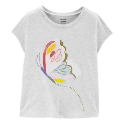 Carter's Carters - Camiseta Bebê Menina Borboleta, Urze Discount