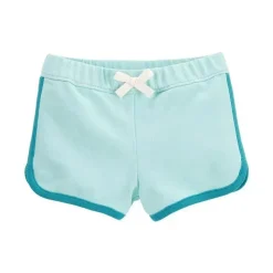 Carter's Carters - Shorts de algodão para bebê menina, azul Outlet