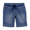 Carter's Carter's - Shorts Terry Francês Chambray Baby Boy, Jeans Fashion