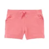 Carter's Carters - Shorts Terry Francês Rosa para Bebê Menina Discount