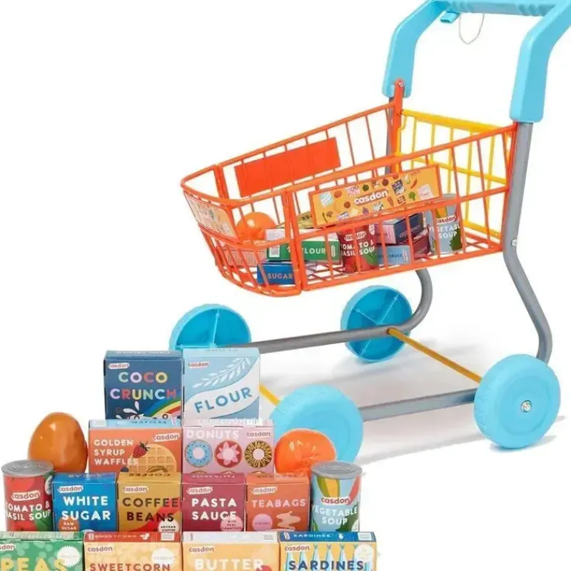 casdon__carrinho_de_compr_SKUtEtvB8jd_0.webp Casdon Toys Casdon - carrinho de compras de brinquedo colorido para crianças a partir de 3 anos Online