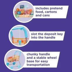 Casdon Toys Casdon - carrinho de compras de brinquedo colorido para crianças a partir de 3 anos Online