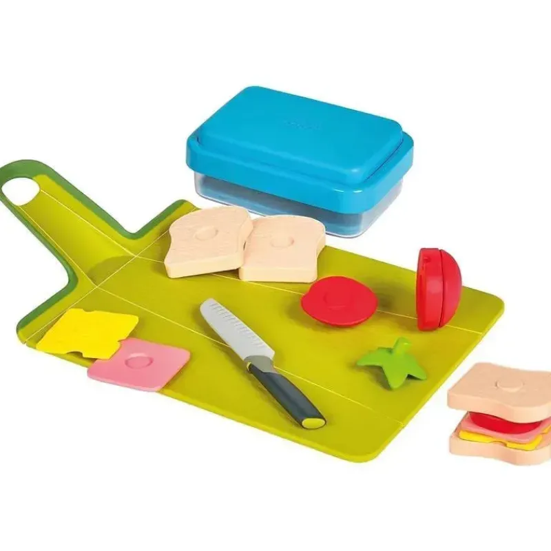 casdon__conjunto_de_prepa_SKU5siFLsen_0.webp Casdon Toys Casdon - Conjunto de preparação de almoço de brinquedo Joseph Joseph GoEat para crianças a partir de 2 anos, com comida cortável Discount