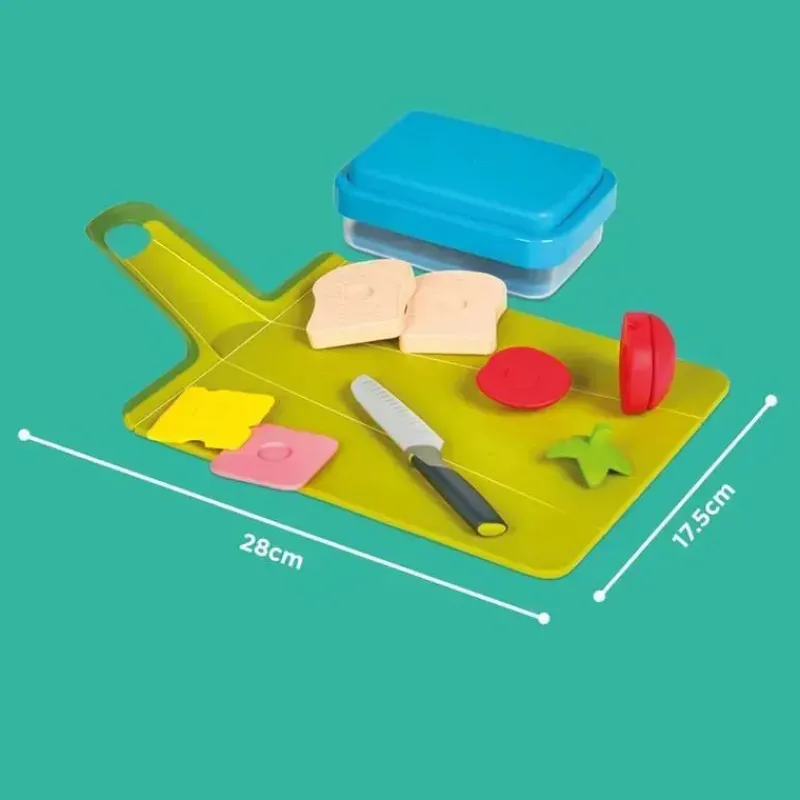 casdon__conjunto_de_prepa_SKU5siFLsen_1.webp Casdon Toys Casdon - Conjunto de preparação de almoço de brinquedo Joseph Joseph GoEat para crianças a partir de 2 anos, com comida cortável Discount