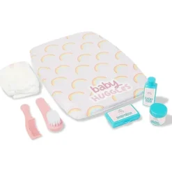 Casdon Toys Casdon - Kit de cuidados definitivos para bonecas com trocador almofadado arco-íris, fralda, escova, pente e recipientes - maiores de 3 anos Sale