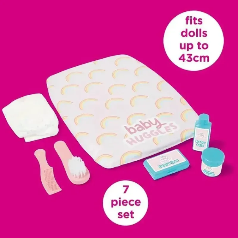 casdon__kit_de_cuidados_d_SKUjVjCcnAL_4.webp Casdon Toys Casdon - Kit de cuidados definitivos para bonecas com trocador almofadado arco-íris, fralda, escova, pente e recipientes - maiores de 3 anos Sale
