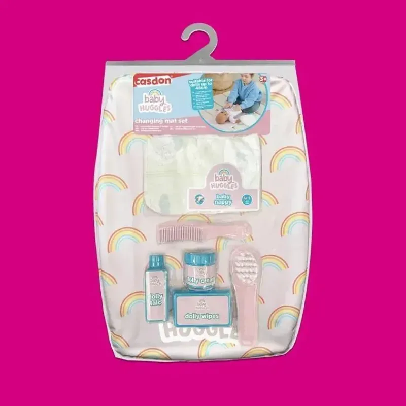 casdon__kit_de_cuidados_d_SKUjVjCcnAL_6.webp Casdon Toys Casdon - Kit de cuidados definitivos para bonecas com trocador almofadado arco-íris, fralda, escova, pente e recipientes - maiores de 3 anos Sale