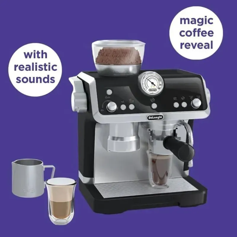 casdon__mquina_de_caf_bar_SKUBJQ12Afz_3.webp Casdon Toys Casdon - Máquina de café Barista DeLonghi Toys com sons e revelação mágica de café, para crianças a partir de 3 anos Fashion