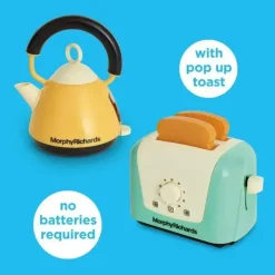 Casdon Toys Casdon - Torradeira e chaleira Morphy Richards, brinquedo interativo para crianças de 3 anos Clearance