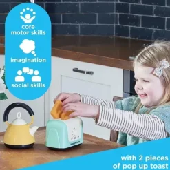 Casdon Toys Casdon - Torradeira e chaleira Morphy Richards, brinquedo interativo para crianças de 3 anos Clearance