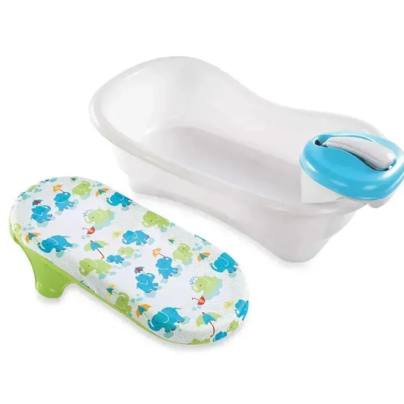 centro_de_banheira_e_chuv_SKUHVCTs7Xt_0.webp Summer Infant Centro de Banheira e Chuveiro Infantil de Verão para Recém-nascidos e Bebês em Azul Clearance