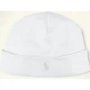 Ralph Lauren Chapéu Interlock de Algodão , Branco Fashion
