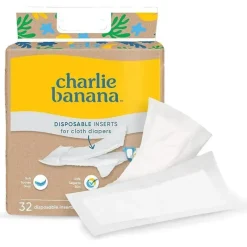 Charlie Banana - 32 inserções de algodão descartáveis Best