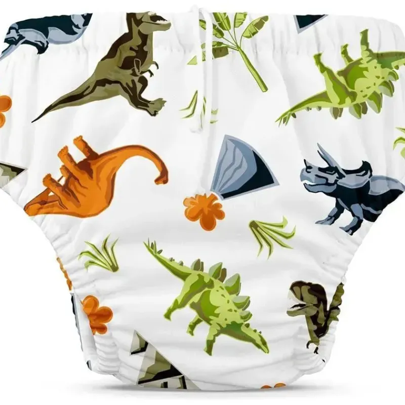 charlie_banana__dinossaur_SKUrk6t6CmA_0.webp Charlie Banana - Dinossauro com cordão para fralda de natação reutilizável Online