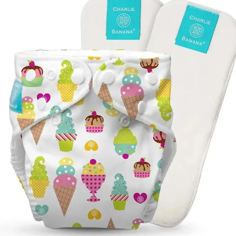 charlie_banana__sistema_d_SKUBMvMDmxS_0.webp Charlie Banana - Sistema de Fraldas de Pano Reutilizáveis e Laváveis Gelato Baby Fleece Outlet