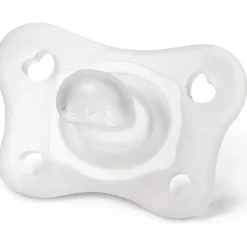 Chicco - 2 Pk Physioforma Silicone Mini Chupeta Ortodôntica Transparente, 0/2M Discount