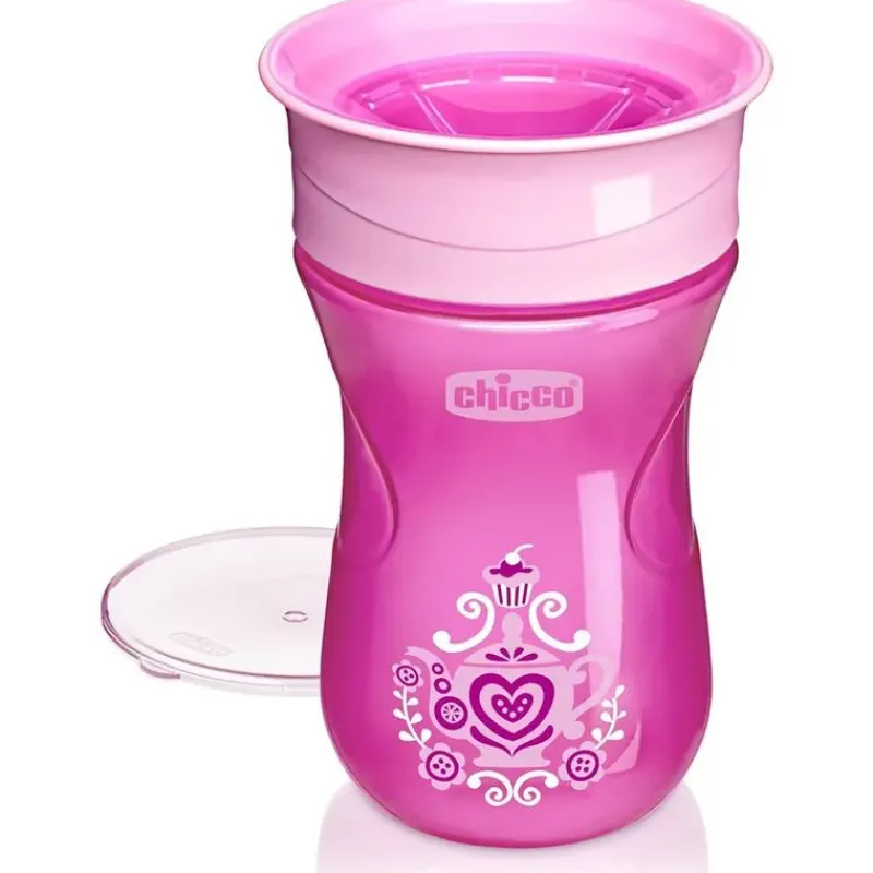 chicco___spoutless_rim_tr_SKUIaRnwxOv_0.webp Chicco - 360° Spoutless Rim Trainer Sippy Cup 9M+ | Pink Hot