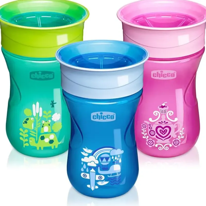 chicco___spoutless_rim_tr_SKUIaRnwxOv_5.webp Chicco - 360° Spoutless Rim Trainer Sippy Cup 9M+ | Pink Hot