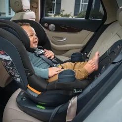 Chicco - Assento de carro conversível giratório Fit360 ClearTex, cinza Drift Clearance