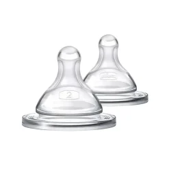 Chicco - Biberão Duo 2Pk Duo Estágio 2 Fluxo Médio, 3M+ Fashion