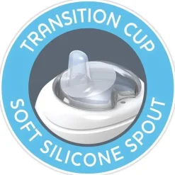 Chicco - Bico de Silicone Transição Sippy Cup 7 Oz Rosa 4M+ Best