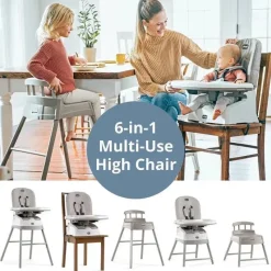 Chicco - Cadeira alta multiuso Stack Hi-Lo 6 em 1 areia Clearance