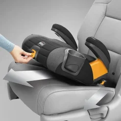 Chicco - Cadeira auto elevatória sem encosto GoFit Plus, Ferro Hot