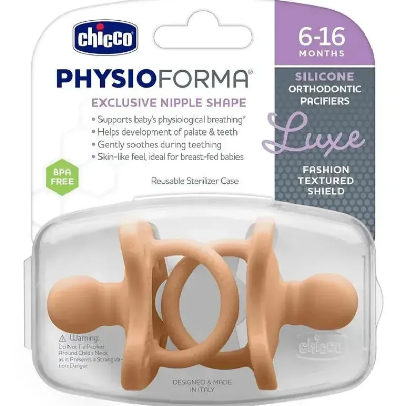chicco__chupeta_de_silico_SKU7UJtPtZ4_6.webp Chicco - Chupeta de Silicone PhysioForma Luxe para Bebés 6-16m Melão Best