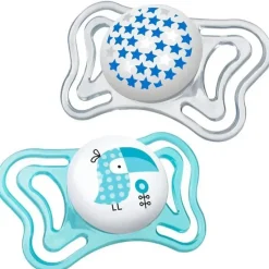 Chicco - Chupeta Ortodôntica 2 Pk Physioforma Light Day & Night Teal, 0/6M Discount