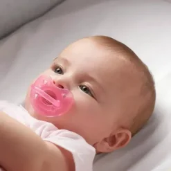 Chicco - Chupeta ortodôntica de silicone de peça única PhysioForma®, 0-6m, rosa claro, pacote com 4 Outlet