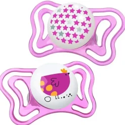 Chicco - Chupeta Ortodôntica 2 Pk Physioforma Light Day & Night Rosa, 16/24M Best