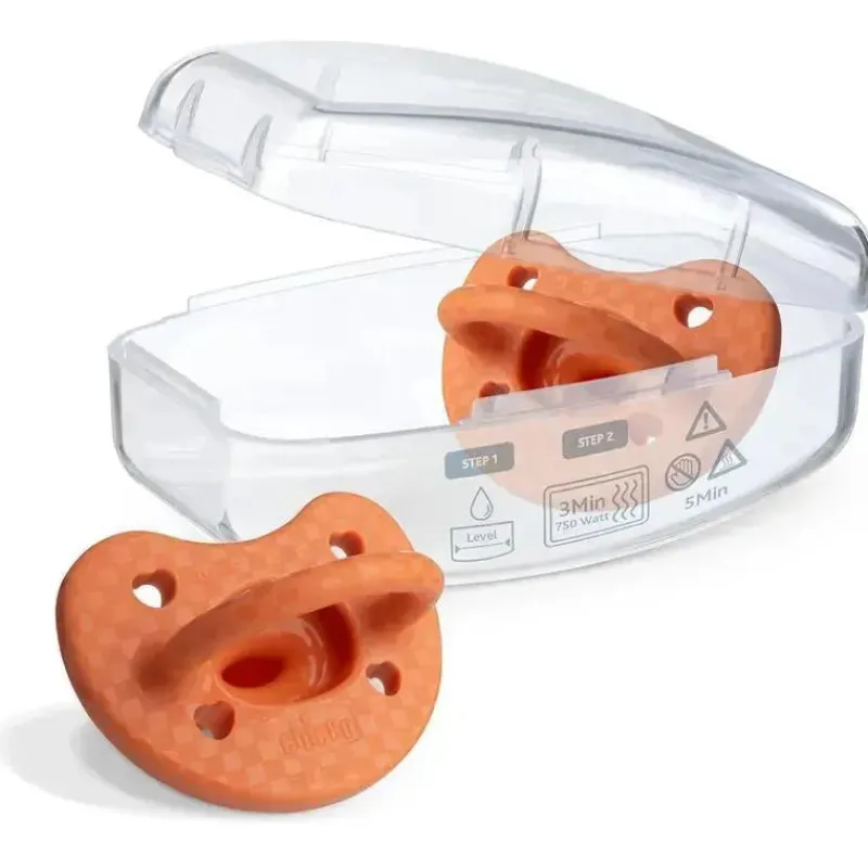 chicco__chupeta_physiofor_SKU5sYX4HIs_3.webp Chicco - Chupeta PhysioForma Luxe Silicone One Piece para Bebés dos 16 aos 24 meses 2 unidadesTerracota Fashion