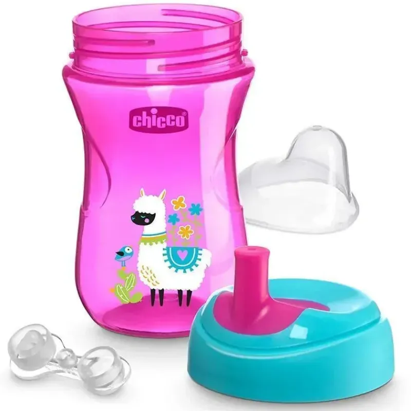 chicco__copo_treinador_de_SKUTbTU3xm5_1.webp Chicco - Copo Treinador de Palha Natural Fit, Rosa/Roxo New