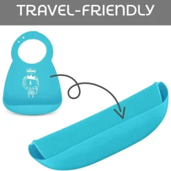 Chicco - Easy Start Silicone Feeding Gift Set 6M+ | Teal Clearance