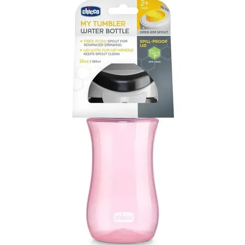 chicco__garrafa_de_gua_de_SKUSmw69HaW_1.webp Chicco - Garrafa de água de borda aberta My Tumbler com bico de fluxo livre, rosa, 2+ anos, 12 onças Online
