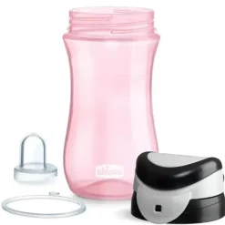 Chicco - Garrafa de água de borda aberta My Tumbler com bico de fluxo livre, rosa, 2+ anos, 12 onças Online